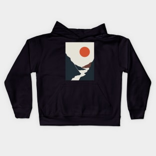 Sunset over the River Kids Hoodie